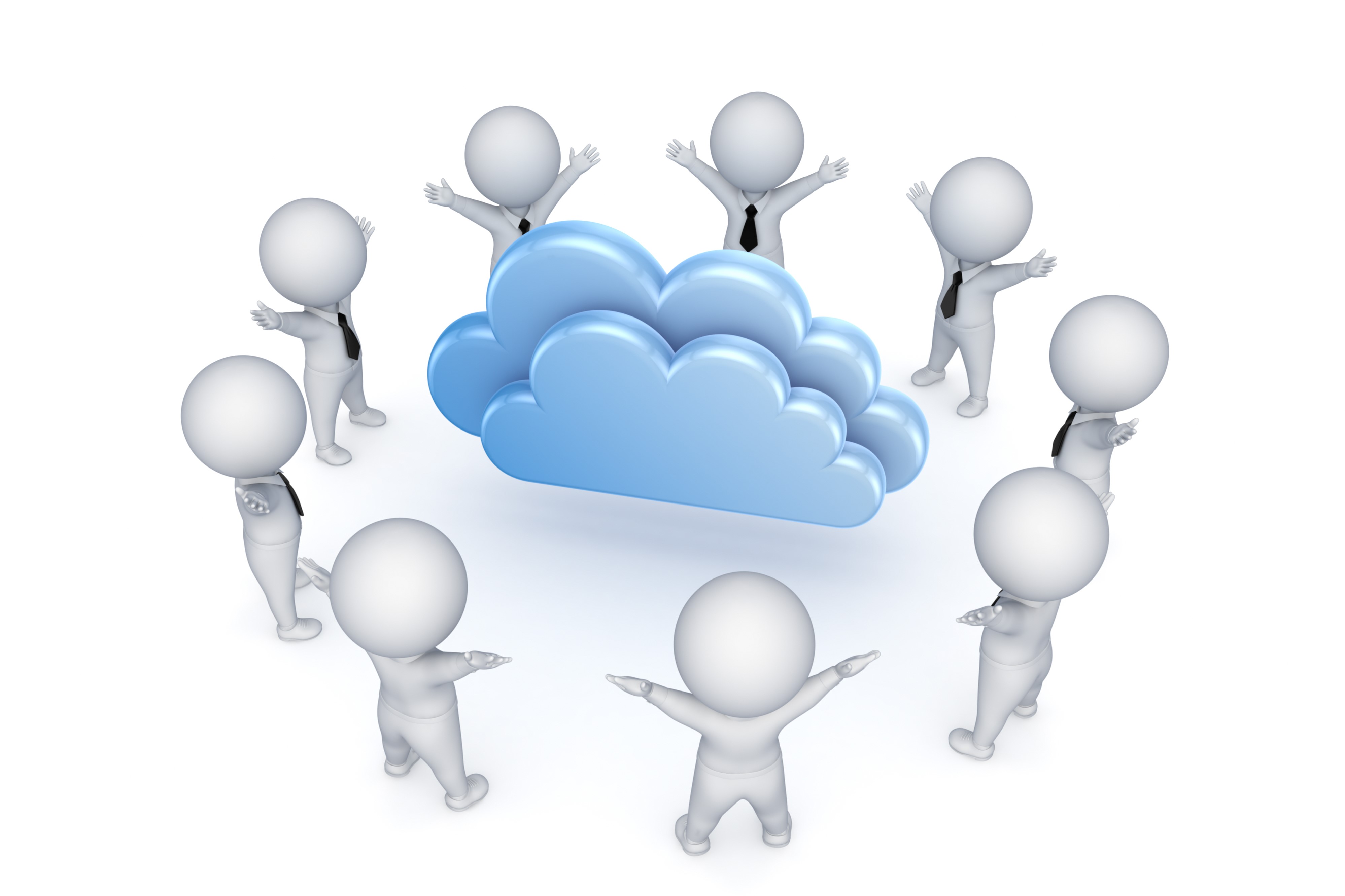 A group of people holding a globe