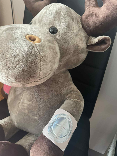 Eik som får emblaplaster