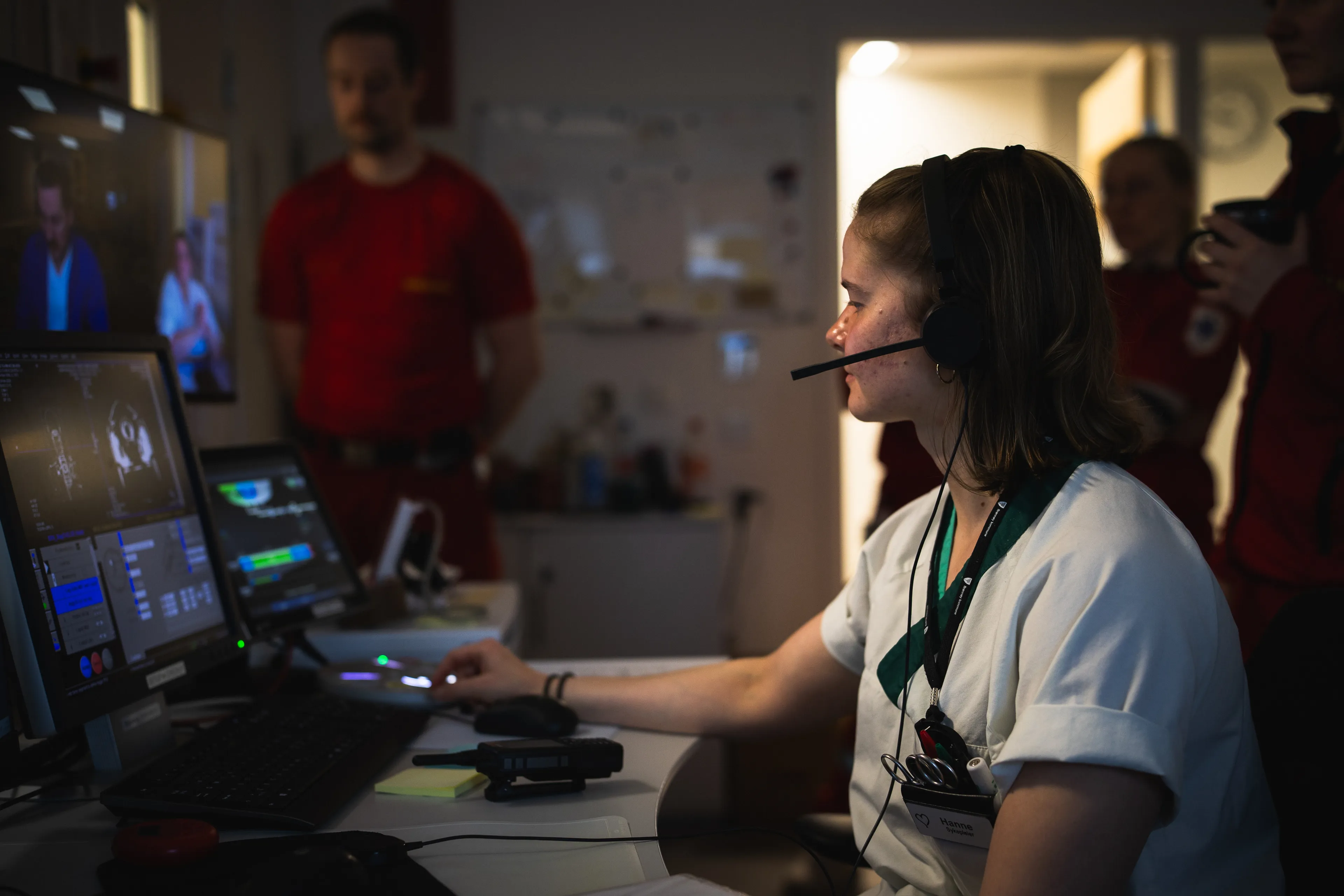 Legevaktsykepleier fjernstyrer CT