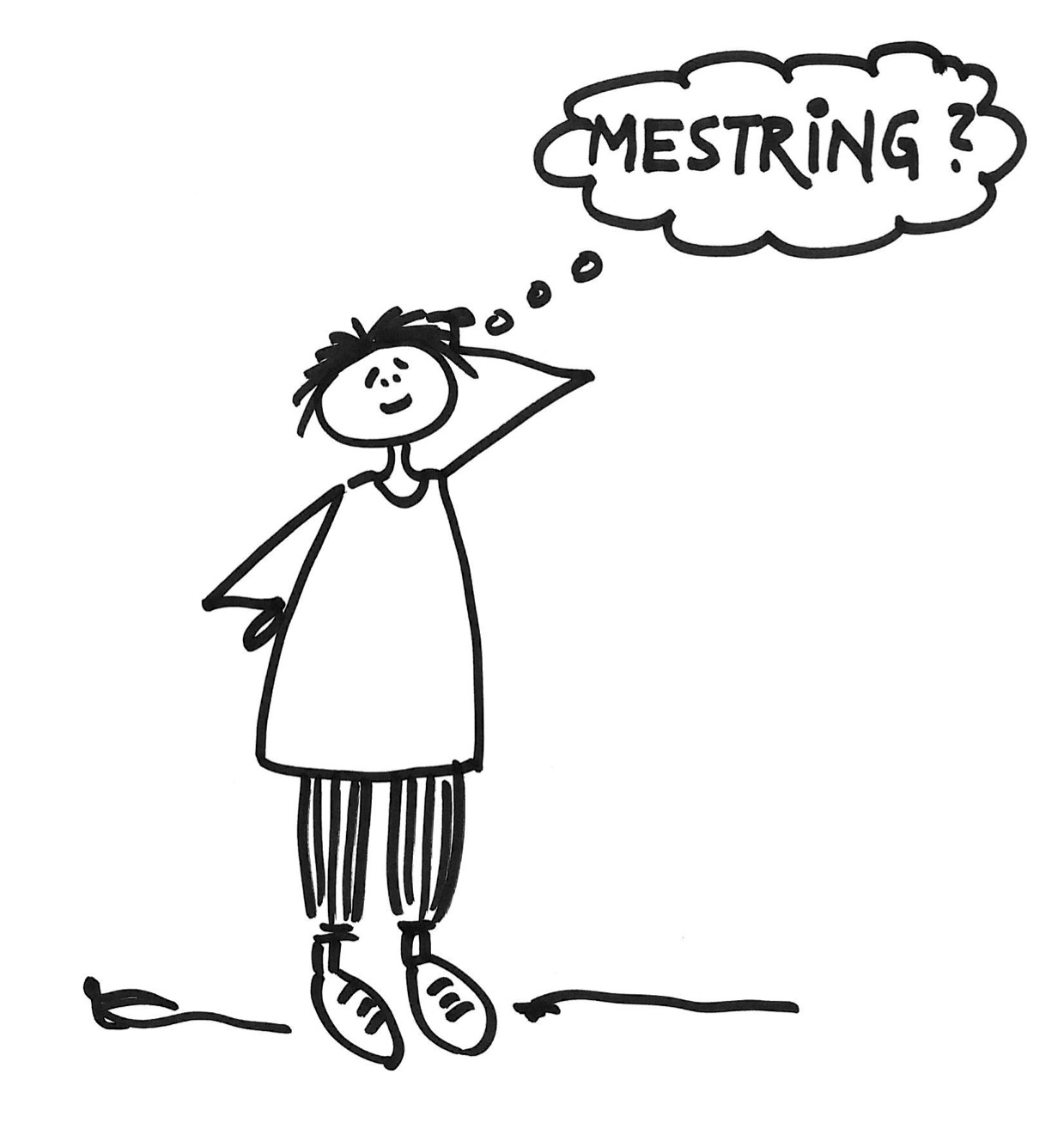 En tegning av en robot