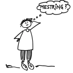 En tegning av en robot