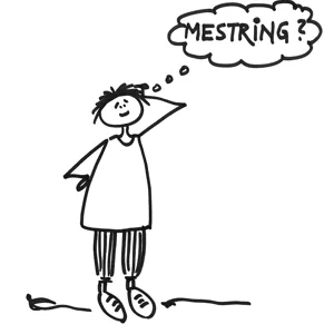 En tegning av en robot