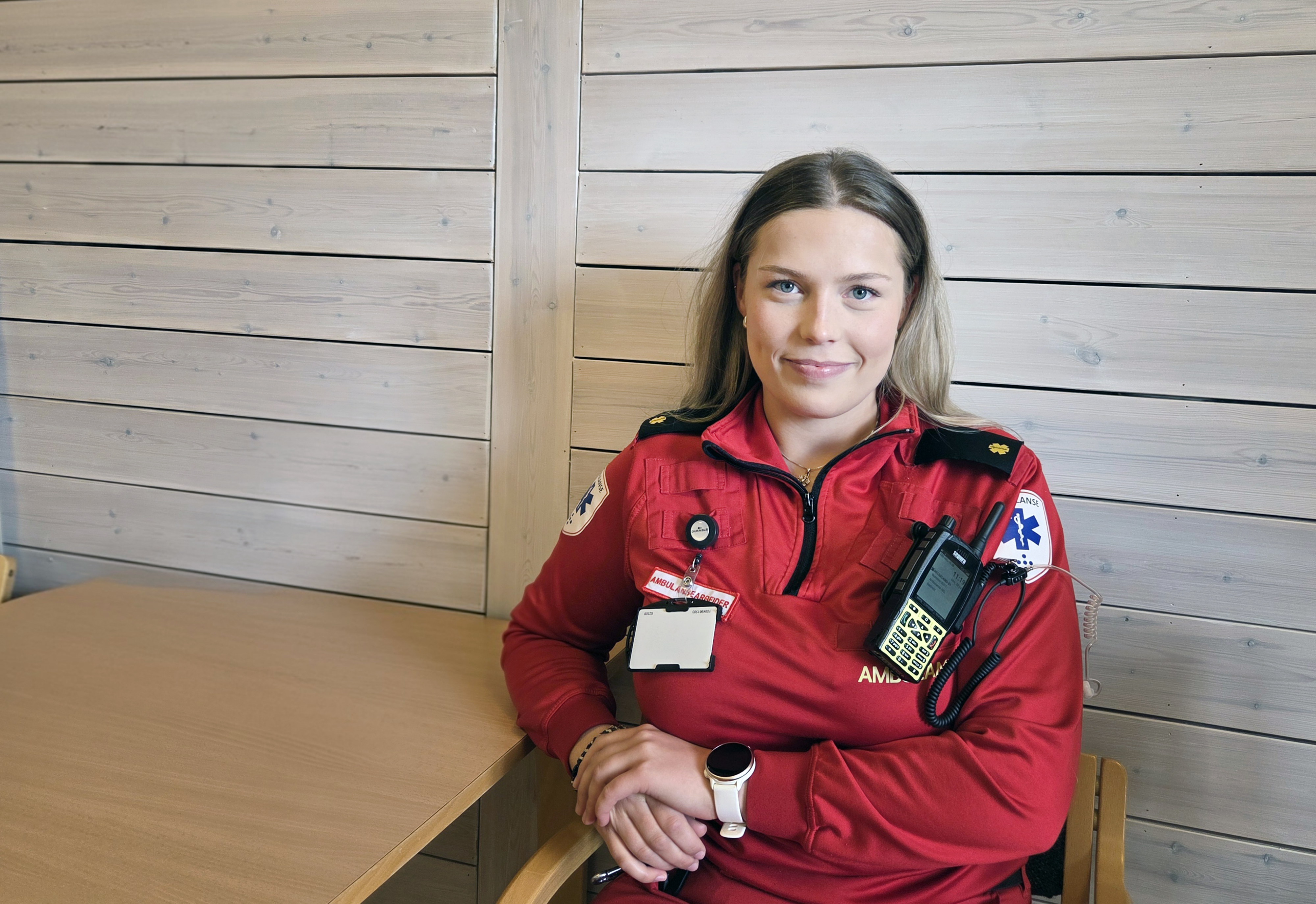 Ambulansearbeider Aurora Lind Nilsen