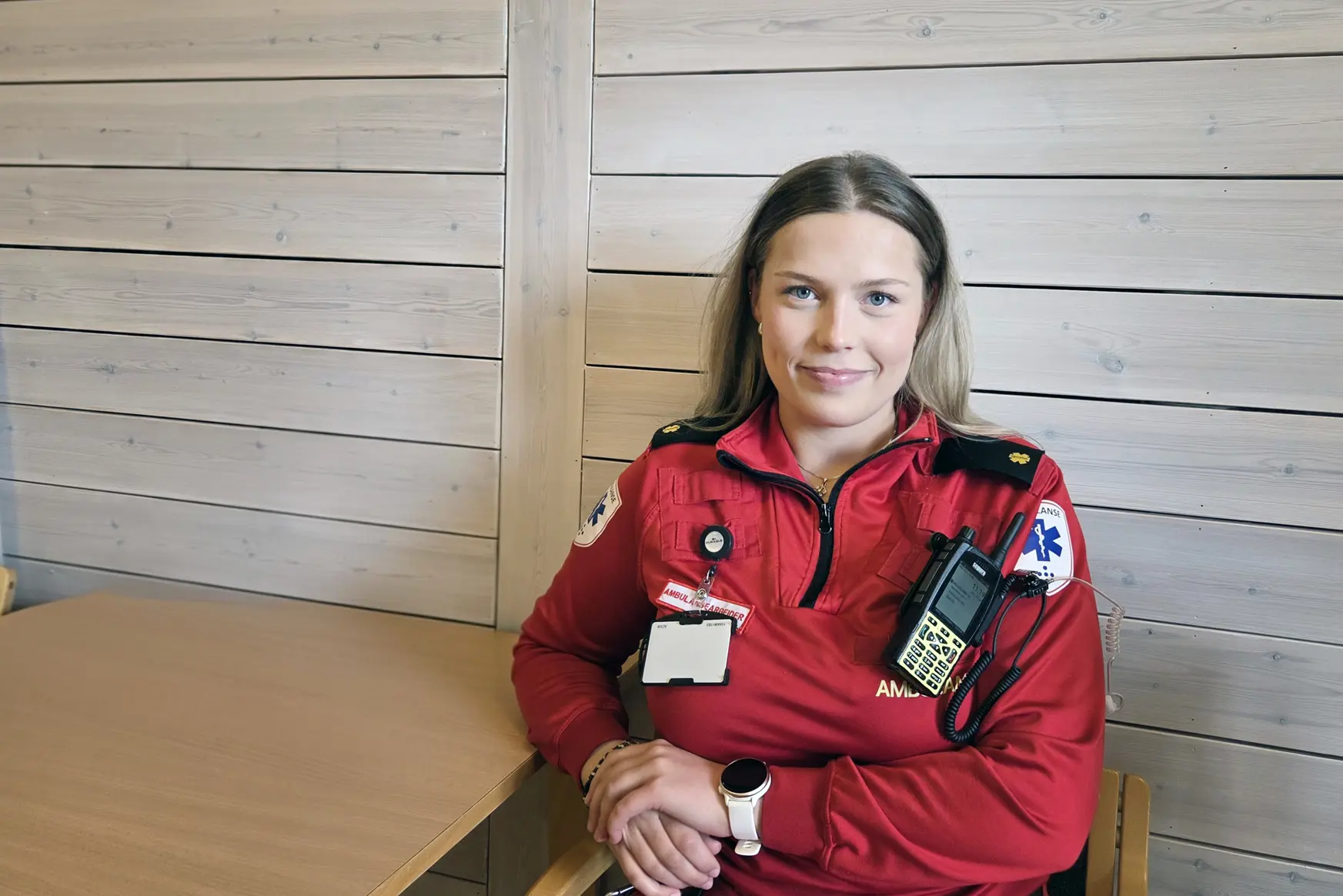 Ambulansearbeider Aurora Lind Nilsen