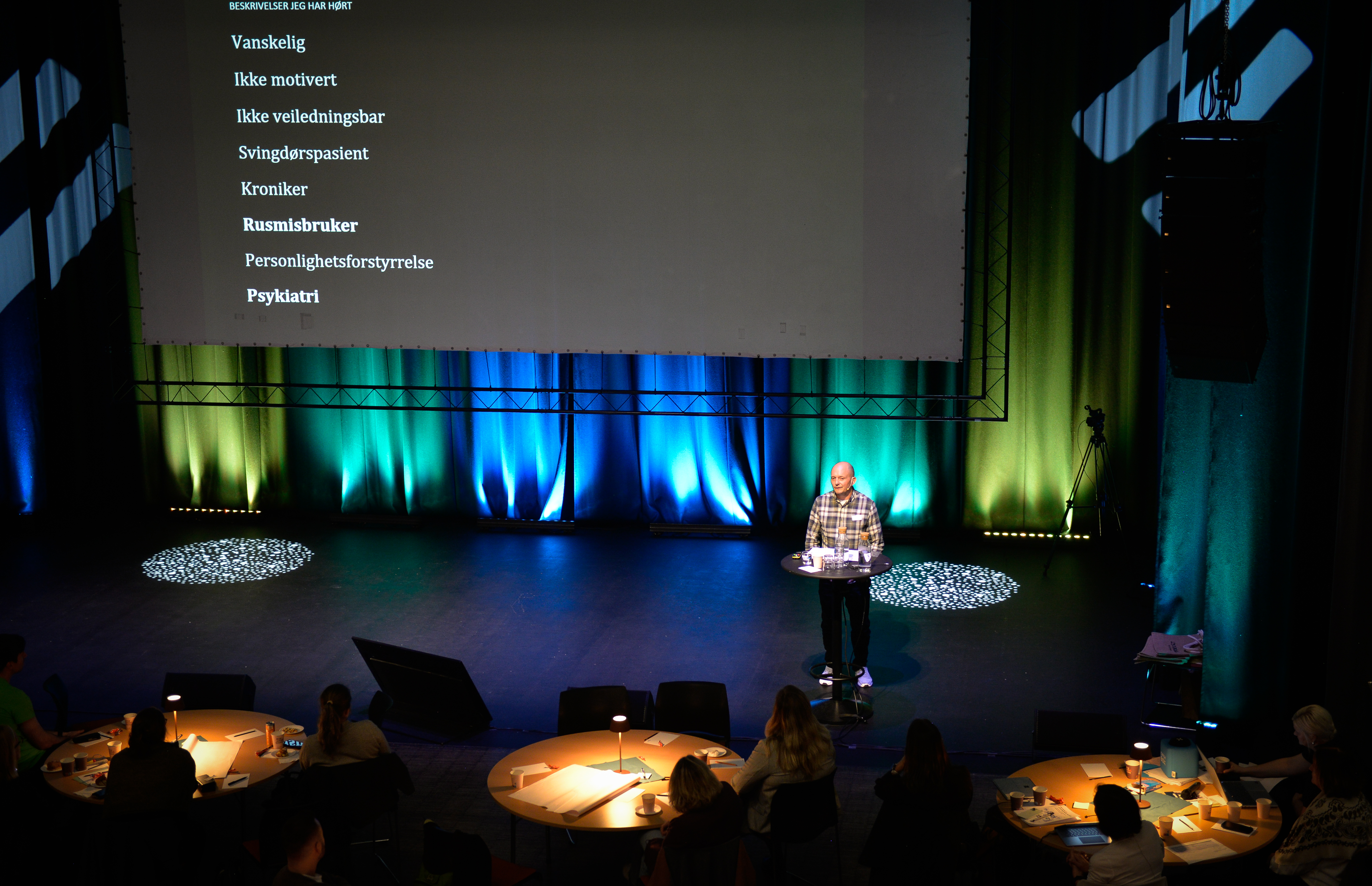 Oversikt over salen hvor konferansen ble holdt