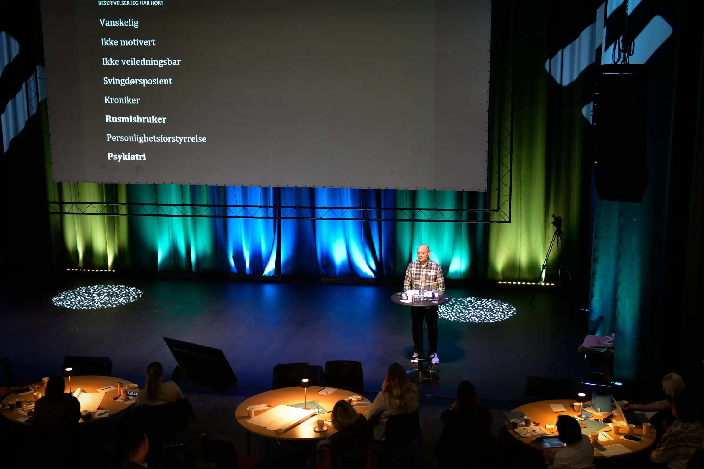 Oversikt over salen hvor konferansen ble holdt