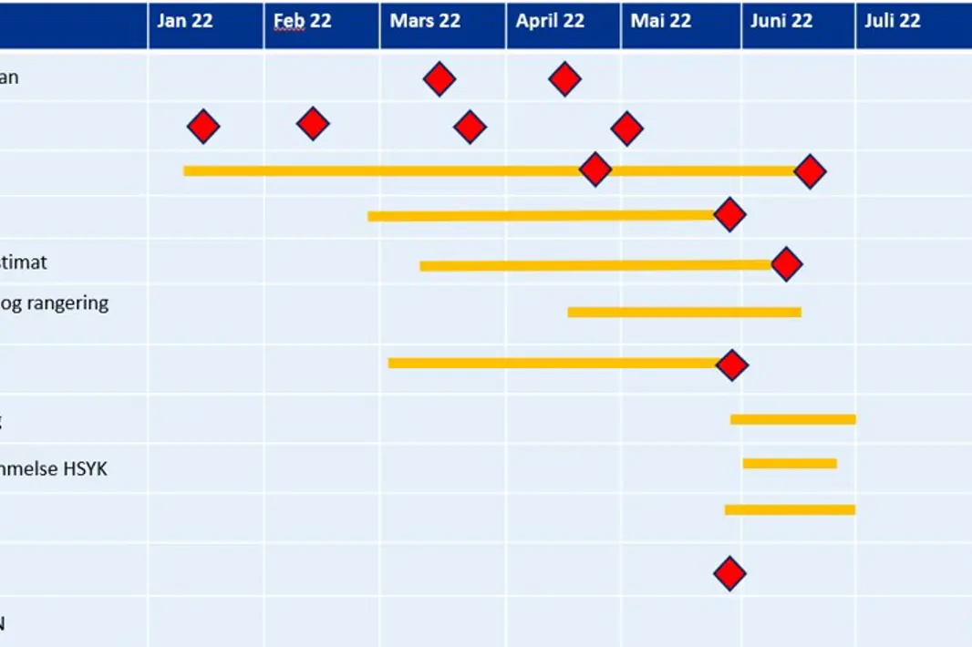 illustrasjon av konseptfasens steg 1
