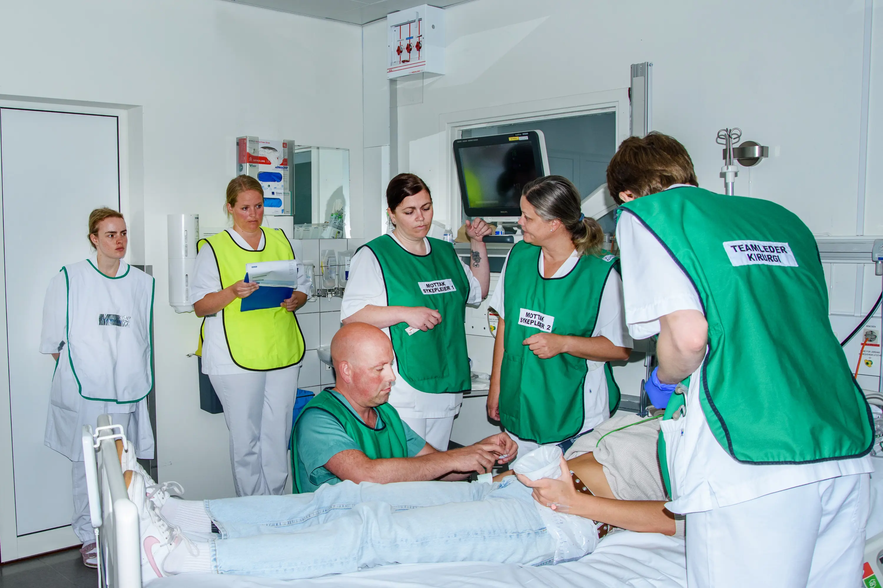 Simulert arbeid ved kirurgisk akuttmottak